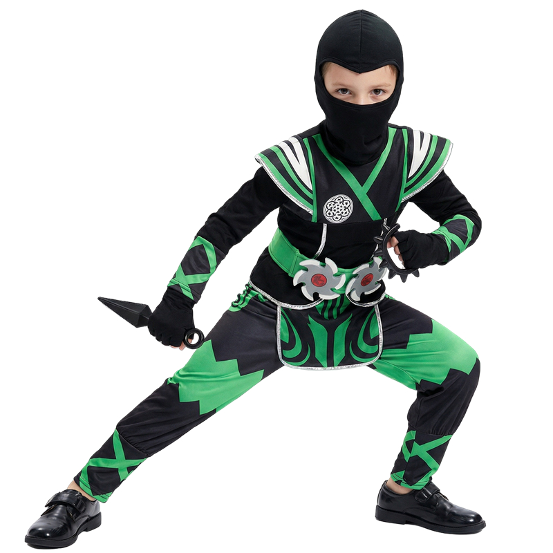 Anime Cosplay Boy - Japanese Ninja Costume Set for Children