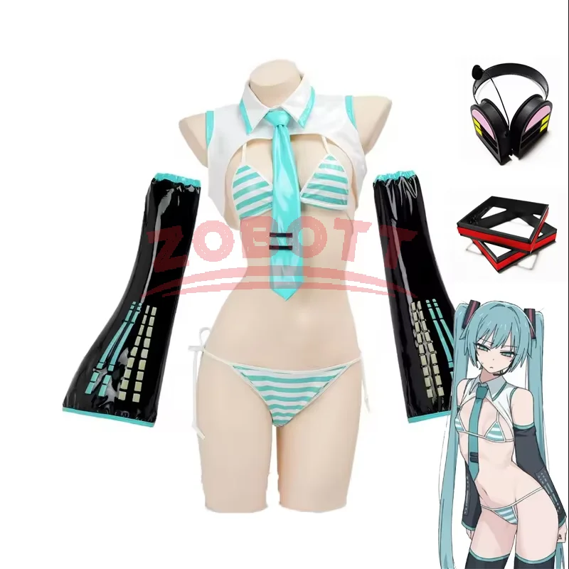 Anime Cosplay Boy - Game Miku Cosplay Miku Formula Suits