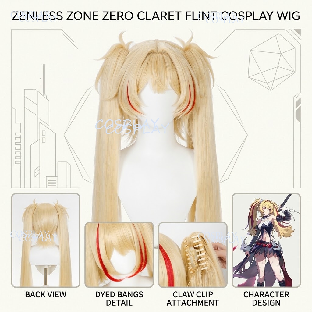 Anime Cosplay Photo - Game Zenless Zone Zero Character Claret