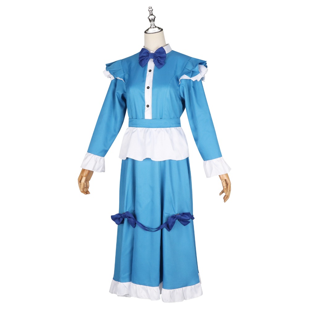 Poppy Red Hair Cosplay Costume - огляд і ціна Anime Cosplay Blue Hair