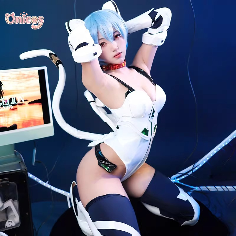 Ayanami Rei Cat Ear Anime Cosp - огляд і ціна Anime Cosplay Jumpsuit