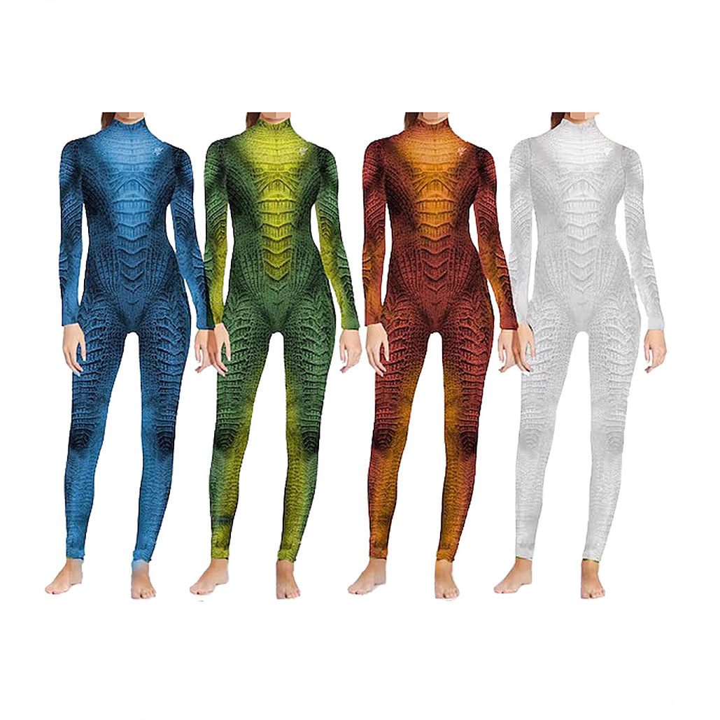 Reptile Animal performance cos - огляд і ціна Anime Cosplay Jumpsuit