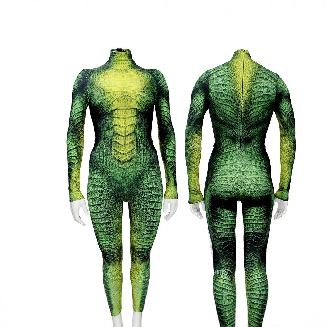Reptile Animal performance cos - огляд і ціна Anime Cosplay Jumpsuit