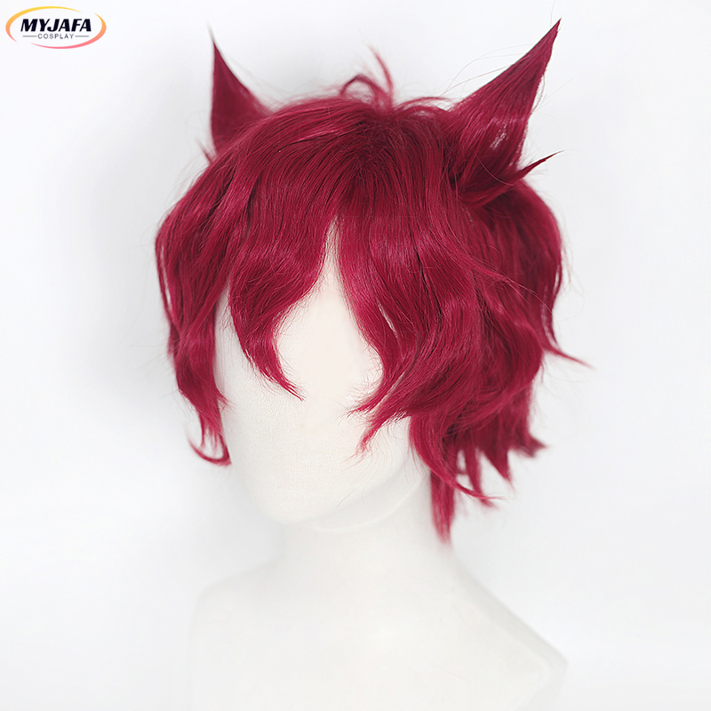 Sett Cosplay Wig Game LOL Hear - огляд і ціна Anime Cosplay With Red Hair