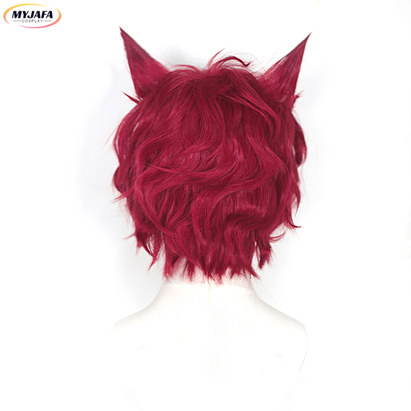 Sett Cosplay Wig Game LOL Hear - огляд і ціна Anime Cosplay With Red Hair