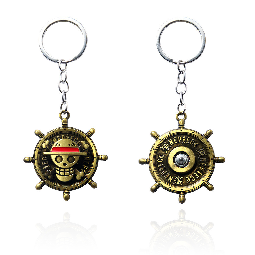Rotating keychain, Luffy's Str - огляд і ціна One Piece Straw Hat