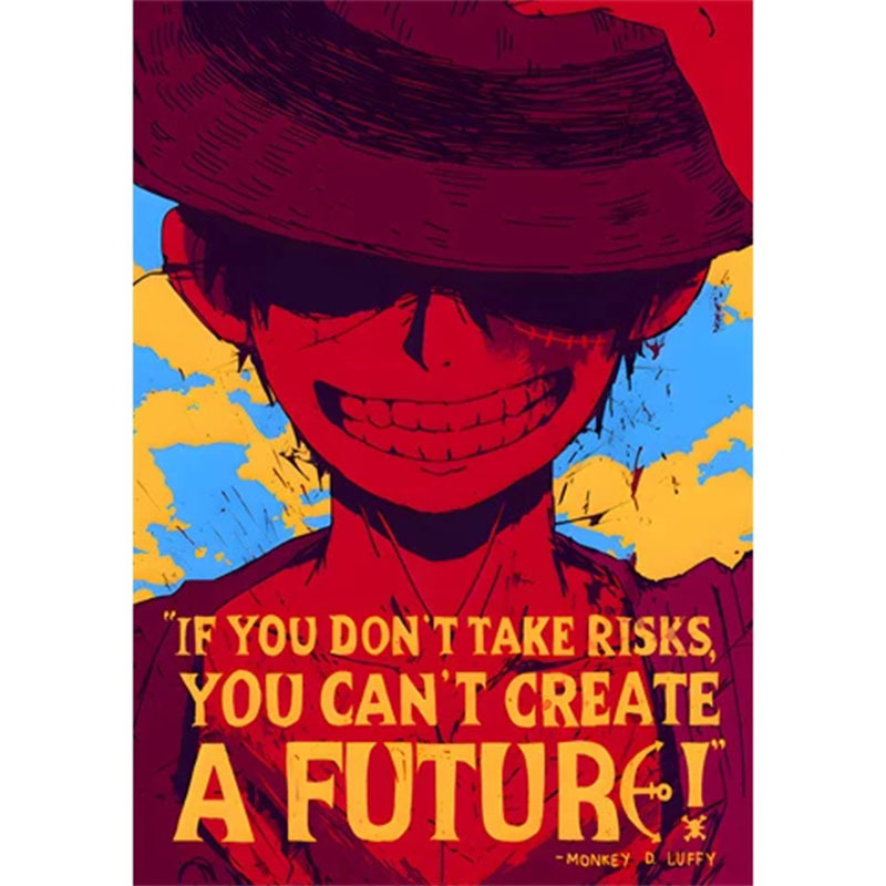 One Piece Retro Anime Wall Sti - огляд і ціна One Piece Straw Hat