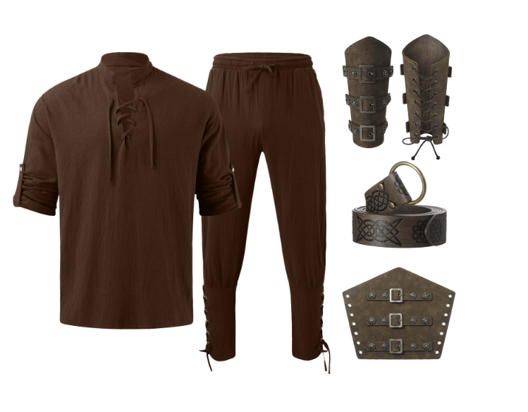 4 Pcs Halloween Men's Renaissa - огляд і ціна Anime Cosplay Anime