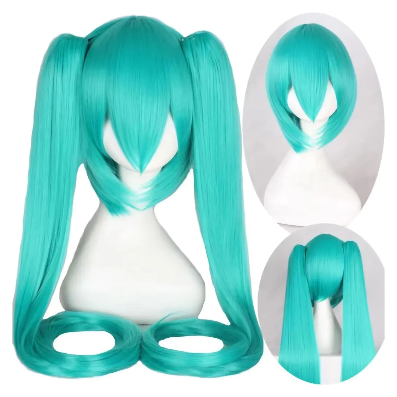 2026 Miku Cosplay Wig 105cm Lo - огляд і ціна Anime Cosplay Blue Hair