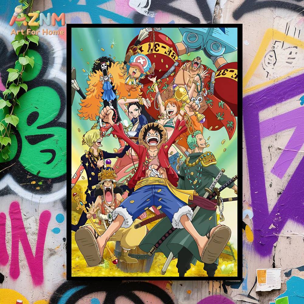 AZNM One Piece Unframed Canvas - огляд і ціна One Piece Straw Hat