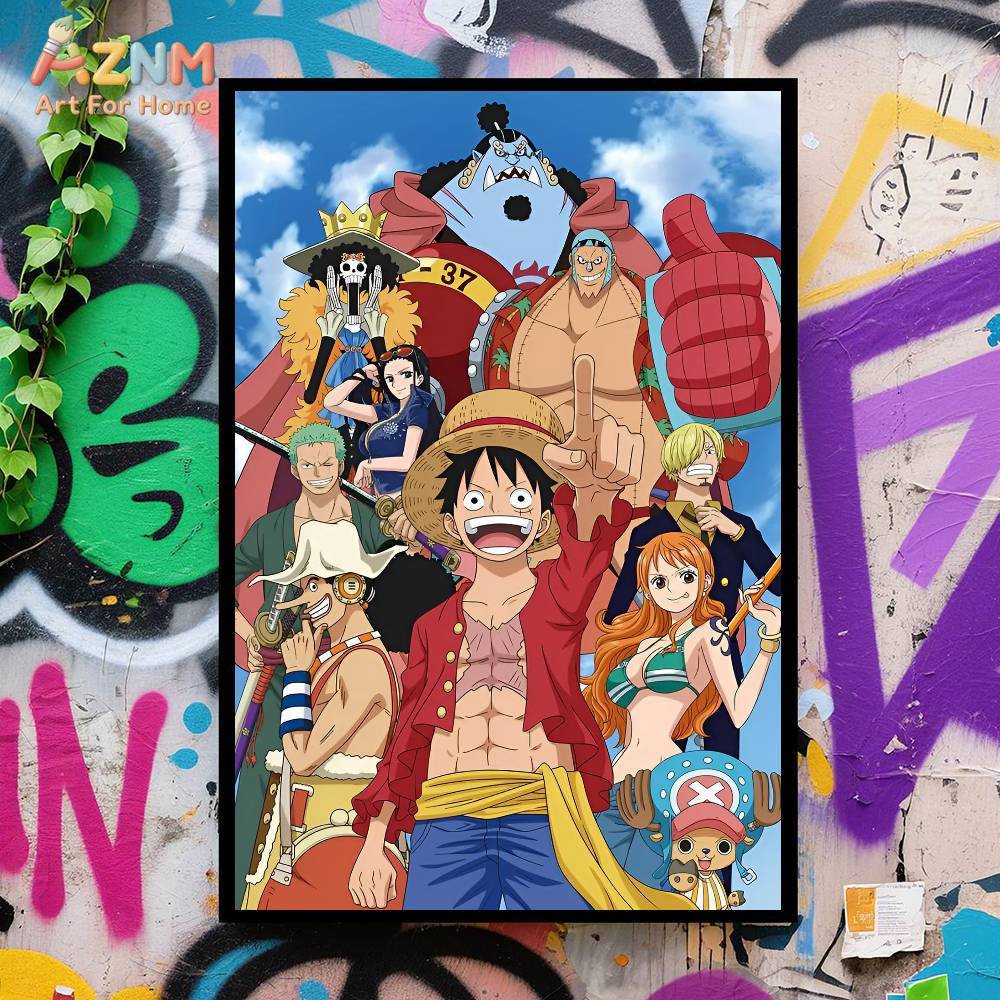 AZNM One Piece Unframed Canvas - огляд і ціна One Piece Straw Hat