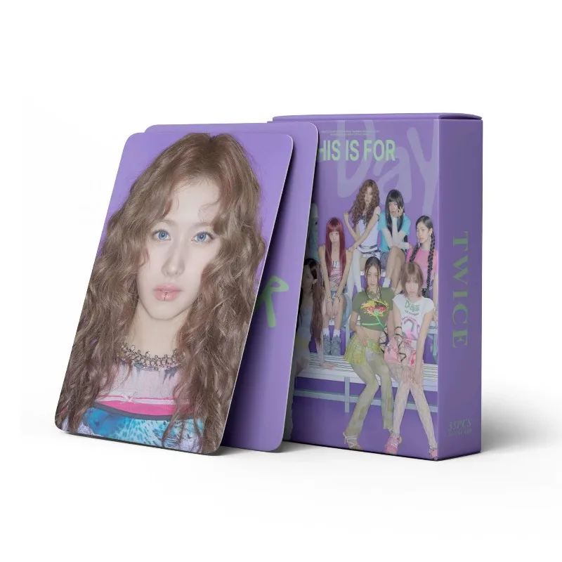 Pop 55PCS TWICES Holographic L - огляд і ціна Anime Cosplay Photo