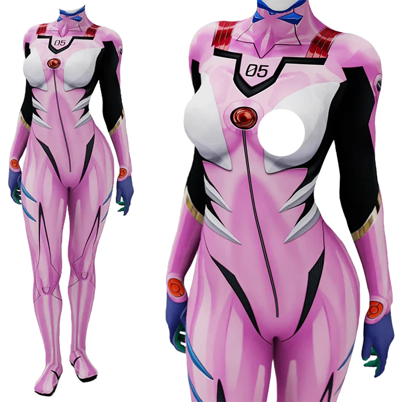 Anime EVA 05 Makinami Cosplay  - огляд і ціна Anime Cosplay Jumpsuit