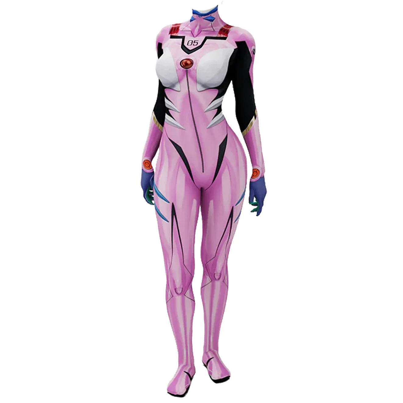 Anime EVA 05 Makinami Cosplay  - огляд і ціна Anime Cosplay Jumpsuit