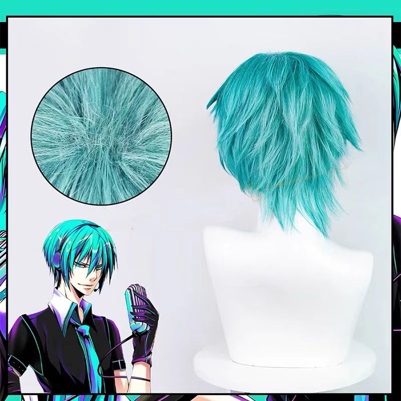Mikuo Cosplay Wig Anime Miku B - огляд і ціна Anime Cosplay Blue Hair