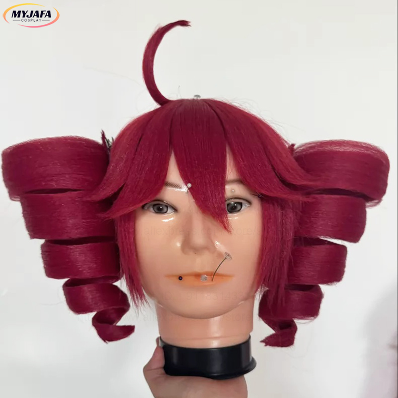 Anime Kasane Teto Cosplay Wig  - огляд і ціна Anime Cosplay With Red Hair