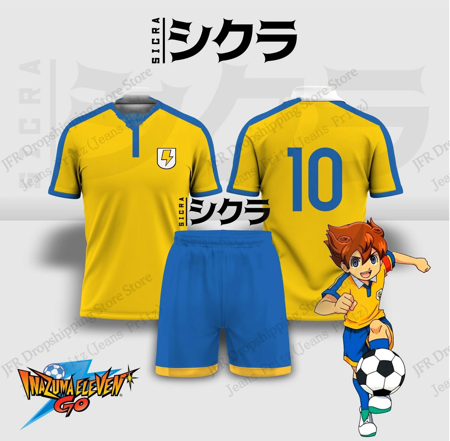 Jersey Set Jersey Inazuma Elev - огляд і ціна Anime & Cosplay Expo Acx 2025