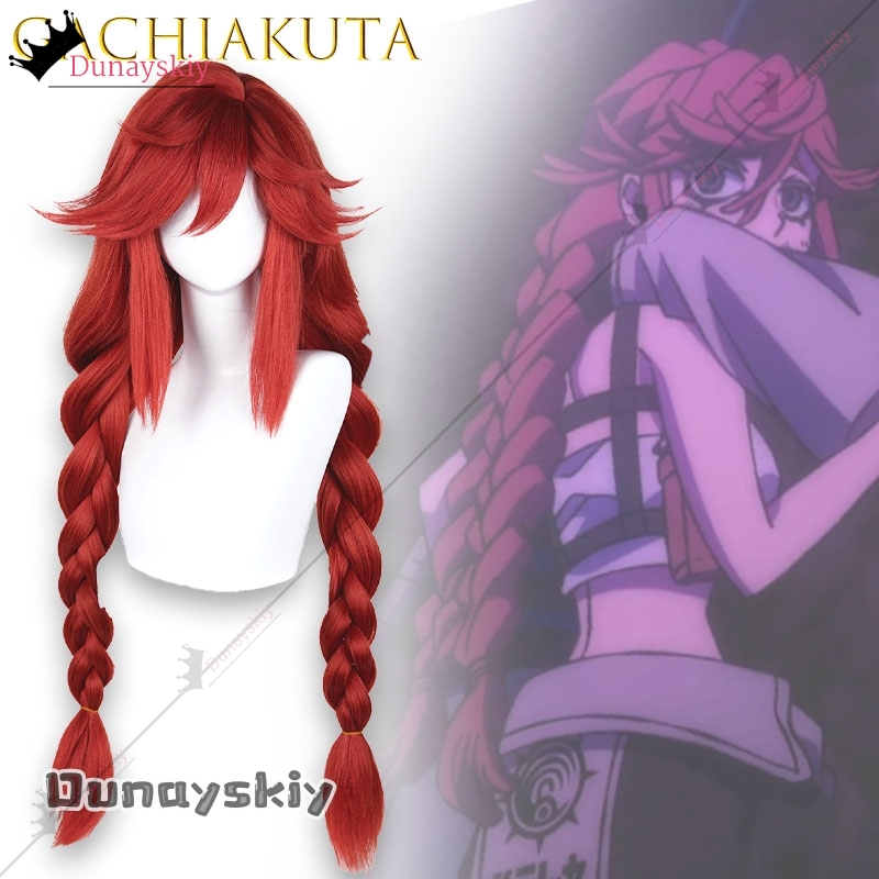 YiNuo@GACHIAKUTA Riyo Cosplay  - огляд і ціна Anime Cosplay With Red Hair
