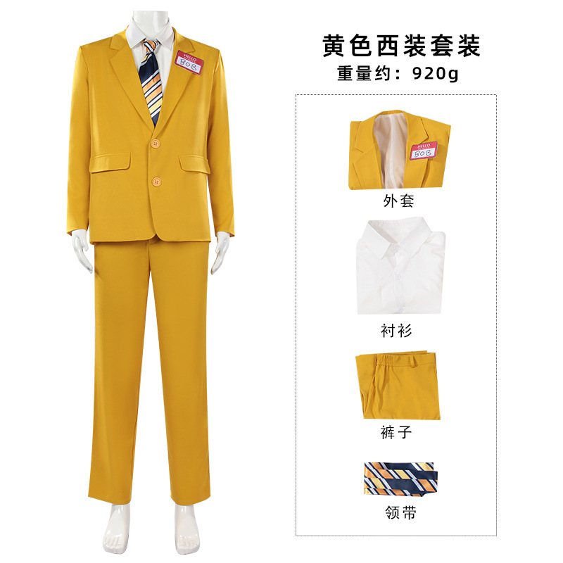 Men Horror Theme Yellow Suit S - огляд і ціна Anime Cosplay Name