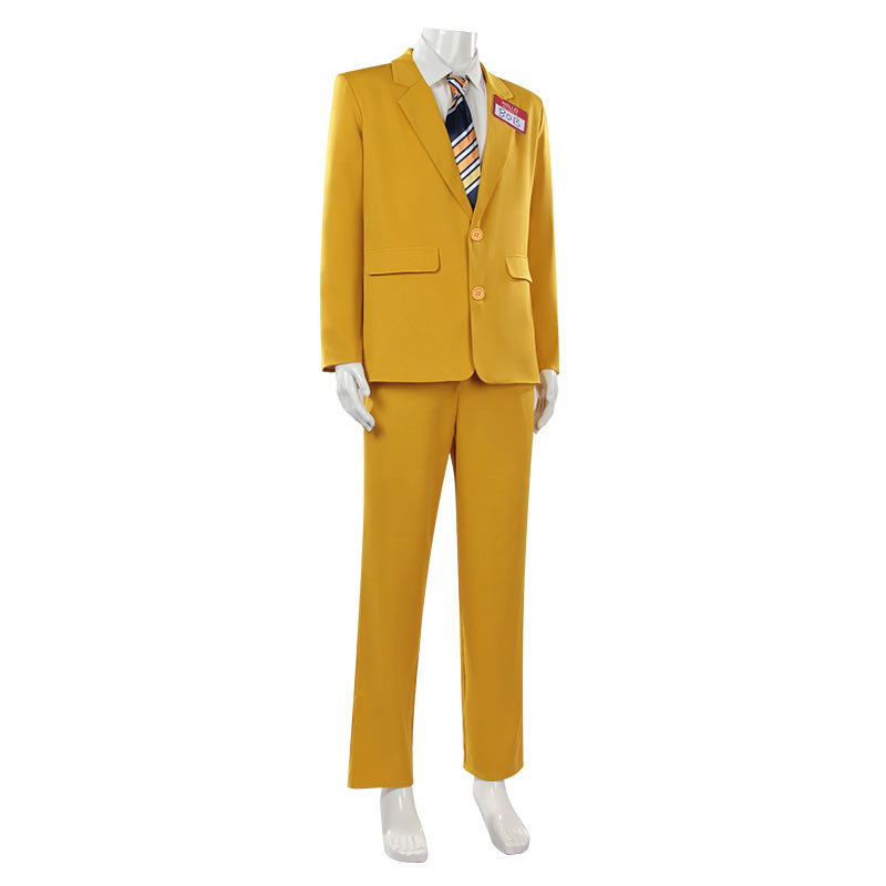 Men Horror Theme Yellow Suit S - огляд і ціна Anime Cosplay Name